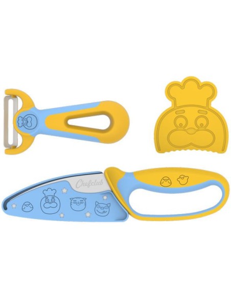 Kit découpe : couteau et éplucheur - Atelier cuisine enfant - Chefclub Kids