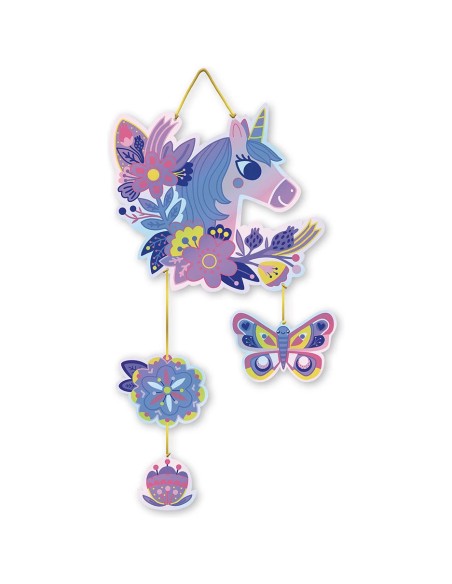 Kit Créatif - Scratch Art Licornes : Collection "Les Ateliers du Calme" - Janod