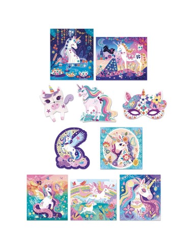 Coffret Créatif Multiactivités Licornes : Collection "Les Ateliers du Calme" - Janod