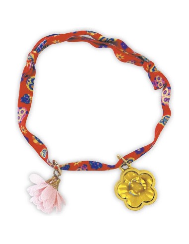 Kit Créatif - 10 Bracelets Rubans à Fleurs à Créer : Collection "Les Ateliers Bijoux" & Perles - Janod