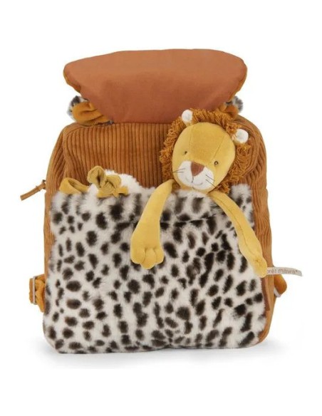 Sac à dos léopard Taïgo La forêt Mawa - Moulin Roty