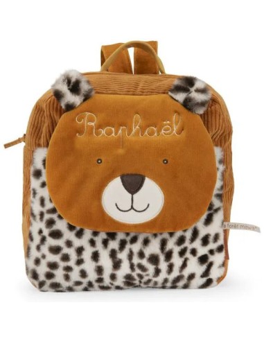 Sac à dos léopard Taïgo La forêt Mawa - Moulin Roty