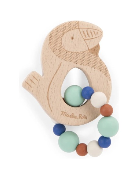 Hochet anneau de dentition La forêt Mawa - Moulin Roty