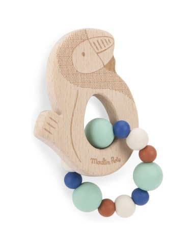 Hochet anneau de dentition La forêt Mawa - Moulin Roty