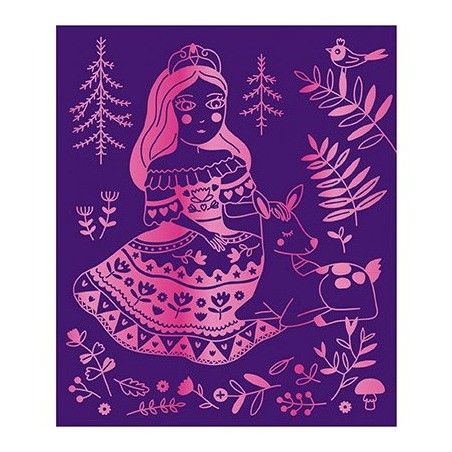 Cartes à gratter "Scratch Art Jolies Princesses"
