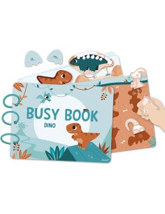 Busy-book Dino en carton - Français/Anglais - : Jeux éducatifs - Janod