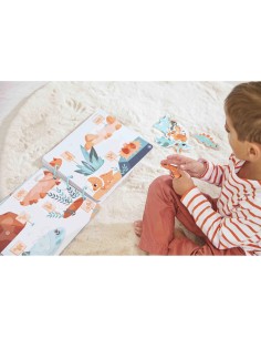 Busy-book Dino en carton - Français/Anglais - : Jeux éducatifs - Janod 2