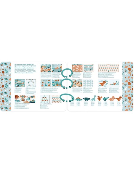 Busy-book Dino en carton - Français/Anglais - : Jeux éducatifs - Janod