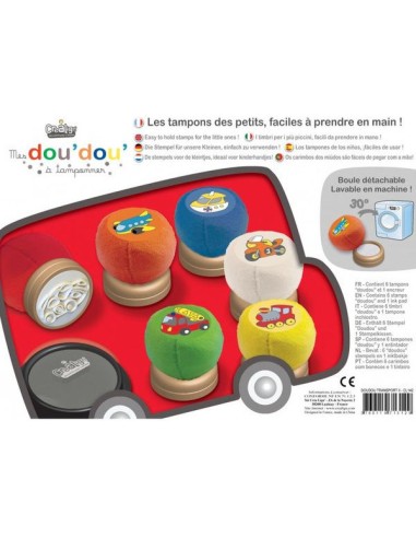 Coffret Dou'dou' transport à tamponner - CréaLign' - Créa Lign’