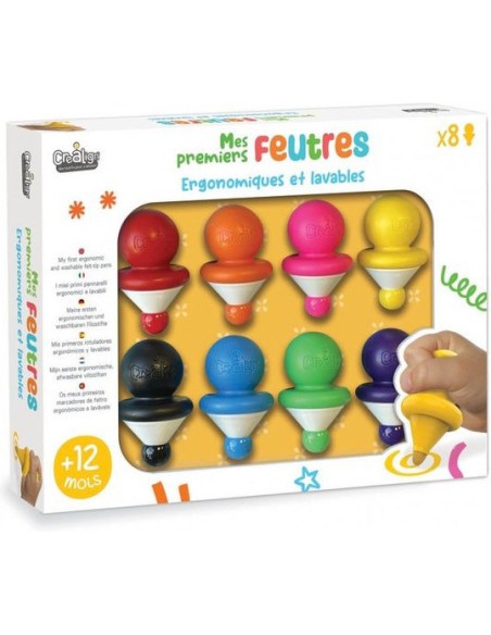 Mes 8 premiers feutres - CréaLign' - Créa Lign’