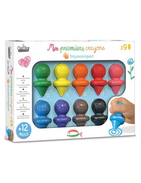 Mes premiers crayons - Par 9 - Crealign - Créa Lign’