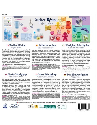 L'atelier résine - laboratoire ludique & créatif - Sentosphère