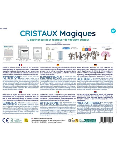 Science et jeu : cristaux magiques - Sentosphère