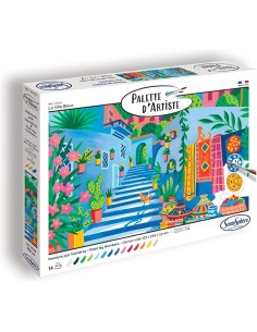 Palette d'artiste - La ville bleue - Sentosphère