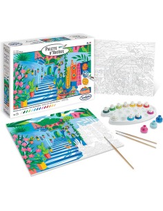 Palette d'artiste - La ville bleue - Sentosphère 2