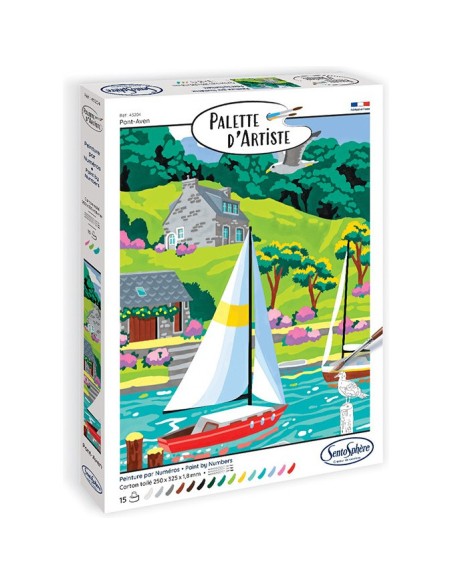 Palette d'artiste - Pont-Aven - Sentosphère