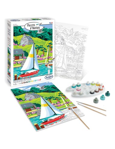 Palette d'artiste - Pont-Aven - Sentosphère