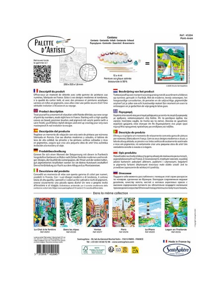 Palette d'artiste - Pont-Aven - Sentosphère