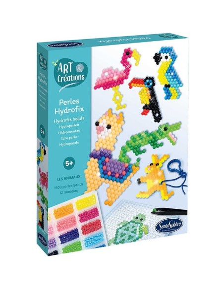 Art & Créations : Perles Hydrofix Les Animaux - Sentosphère
