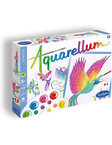 Aquarellum junior - oiseaux du paradis - activité manuelle - Sentosphère