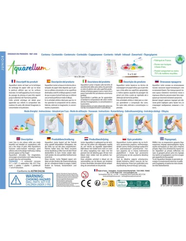 Aquarellum junior - oiseaux du paradis - activité manuelle - Sentosphère