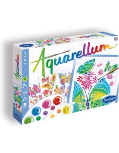 Aquarellum junior - papillons et fleurs Sentosphère 2