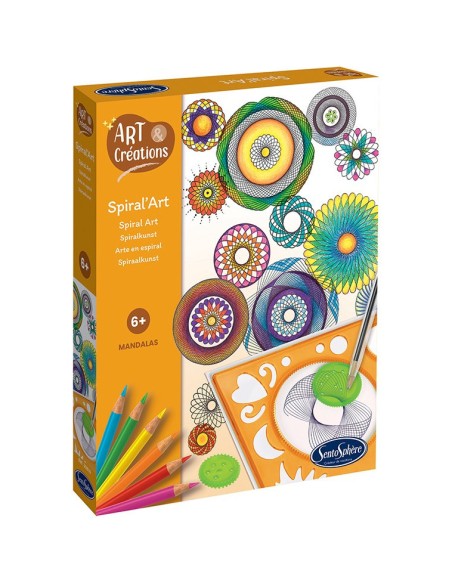 Coffret mandalas spiral' art - Sentosphère