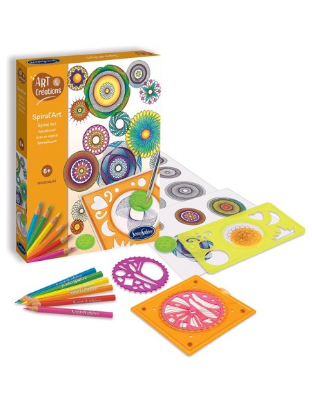 Coffret mandalas spiral' art - Sentosphère