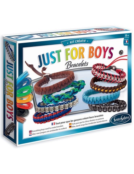 Bracelets just for boys - activité créative - Sentosphère