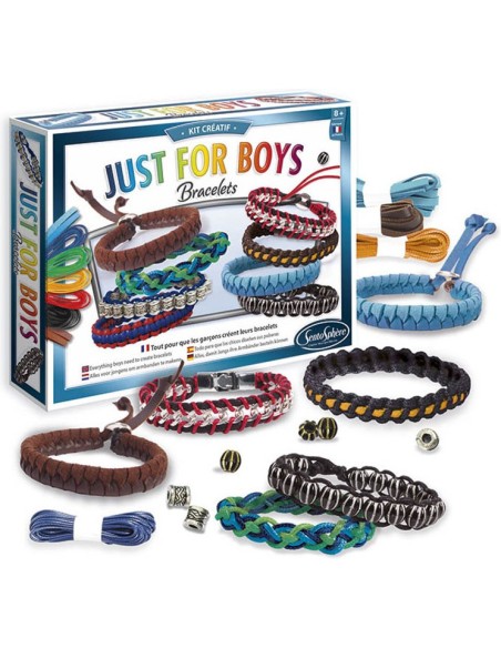 Bracelets just for boys - activité créative - Sentosphère