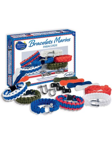 Kit créatif : bracelets marins - paracor - Sentosphère