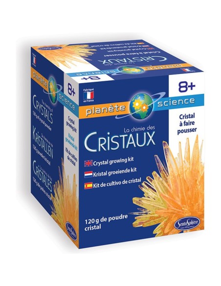 La chimie de cristaux : cristal jaune - Sentosphère