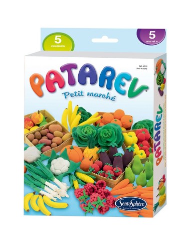 Pâte à modeler patarev : petit marché - Sentosphère