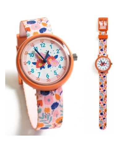 Montre Fleur - Montre pédagogique Ticlock - Djeco