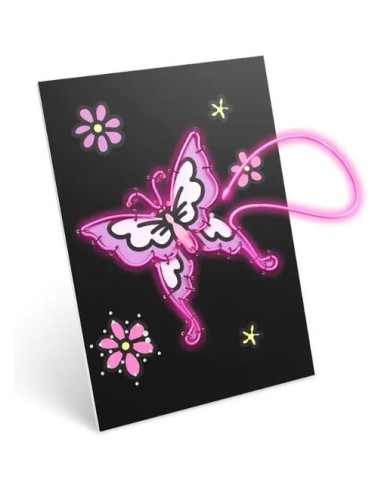 Kidyneon Il était une fois - Tableau lumineux à créer avec fil néon - Kidywolf