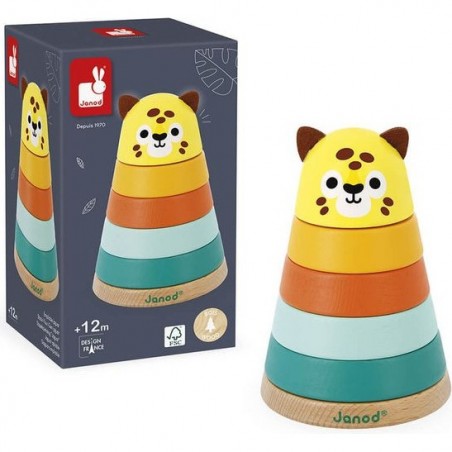 Jouet à empiler Jaguar Tropik - Janod