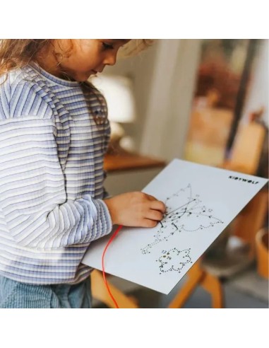 Kidyneon Il était une fois - Tableau lumineux à créer avec fil néon - Kidywolf