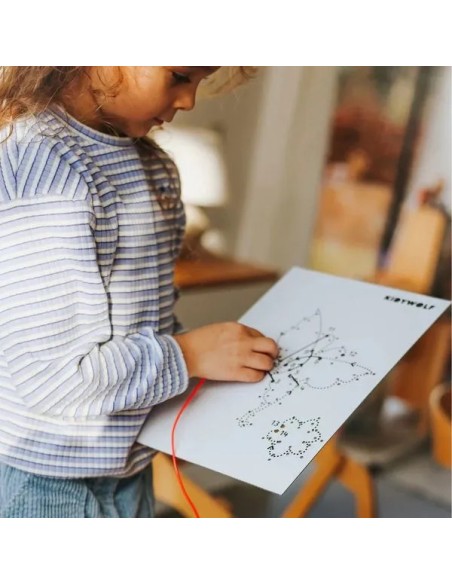 Kidyneon Il était une fois - Tableau lumineux à créer avec fil néon - Kidywolf