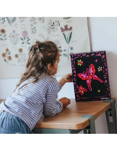 Kidyneon Il était une fois - Tableau lumineux à créer avec fil néon - Kidywolf