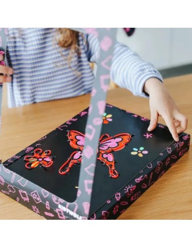 Kidyneon Il était une fois - Tableau lumineux à créer avec fil néon - Kidywolf