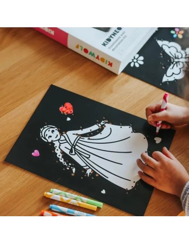 Kidyneon Il était une fois - Tableau lumineux à créer avec fil néon - Kidywolf