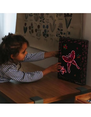 Kidyneon Il était une fois - Tableau lumineux à créer avec fil néon - Kidywolf