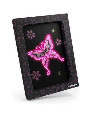 Kidyneon Il était une fois - Tableau lumineux à créer avec fil néon - Kidywolf