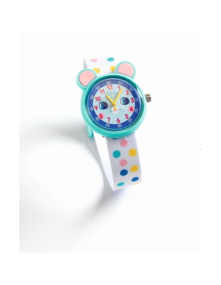 Montre pour enfant Souris - Montre pédagogique Djeco