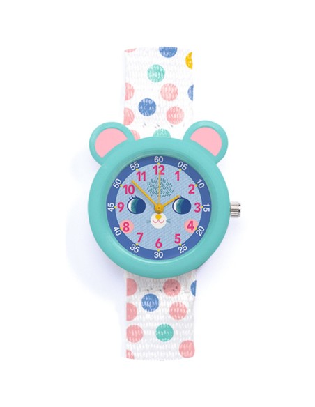 Montre pour enfant Souris - Montre pédagogique Djeco