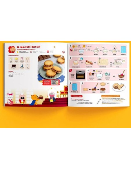 Livre Chefclub Je Cuisine mes Goûters Préférés - Recettes dès 4 ans - Chefclub Kids