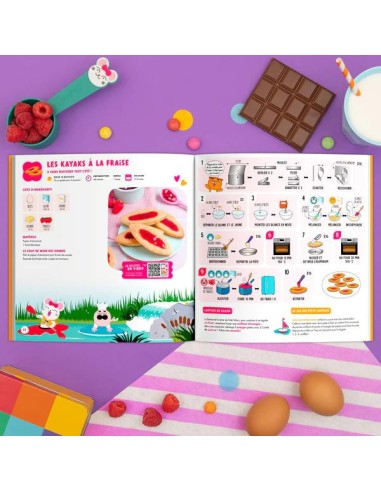 Livre Chefclub Je Cuisine mes Goûters Préférés - Recettes dès 4 ans - Chefclub Kids