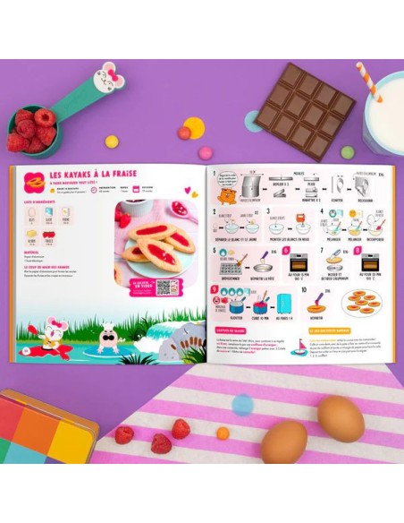 Livre Chefclub Je Cuisine mes Goûters Préférés - Recettes dès 4 ans - Chefclub Kids