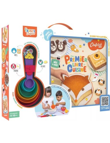 Coffret Mon premier livre de cuisine - Chefclub Kids