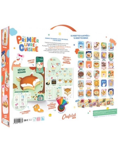 Coffret Mon premier livre de cuisine - Chefclub Kids